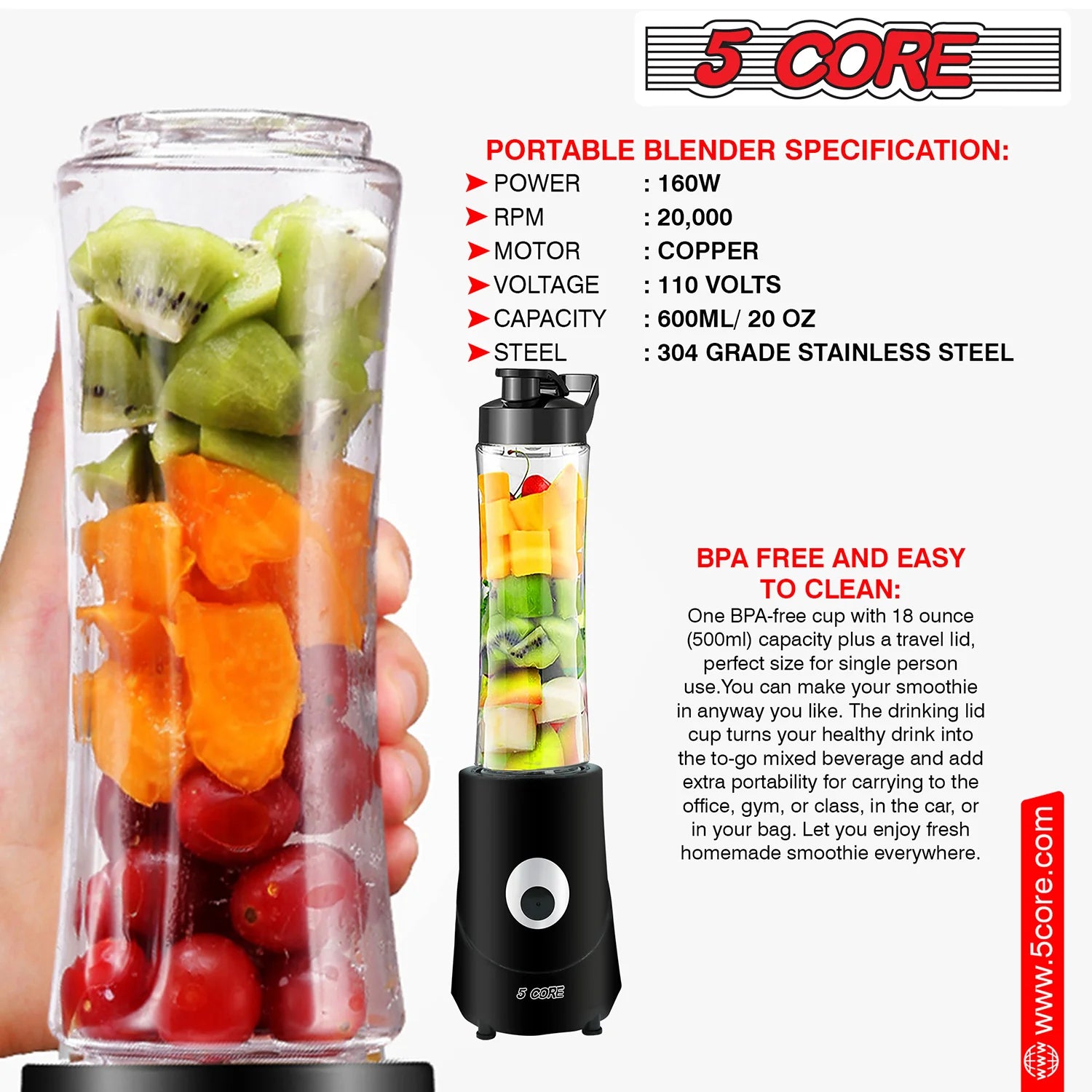 Personal Portable Smoothie Maker