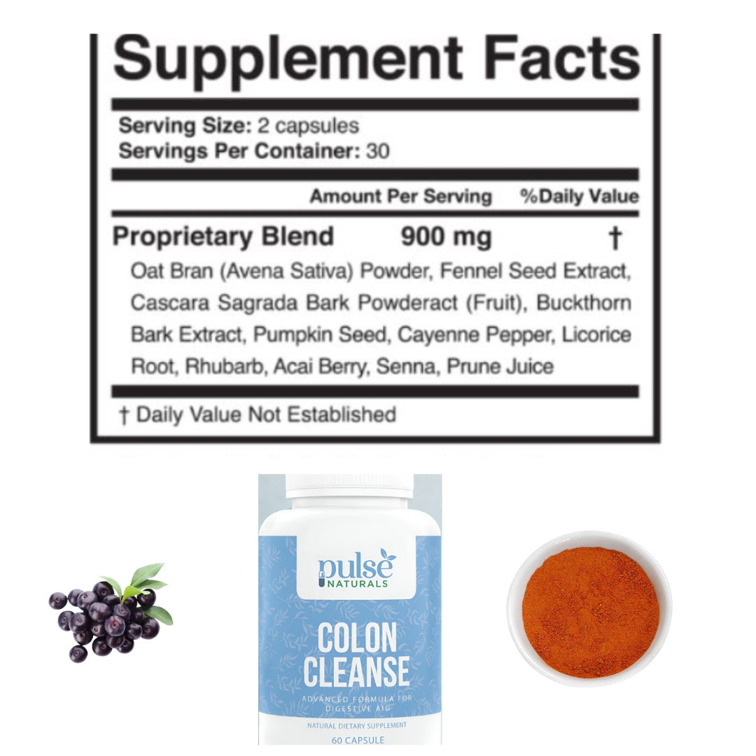 Pulse Naturals Colon Cleanse The Safe Choice for Overall Gut Health